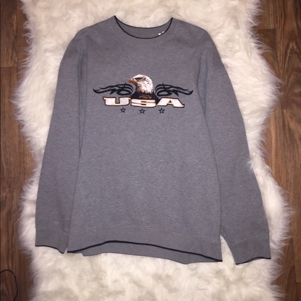 Gray USA Sweatshirt
